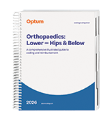 image of 2026 Coding Companion® for Orthopaedics: Lower – Hips &amp; Below (Spiral)